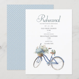 Invitation Répétition Mariage de la moto de Bohême