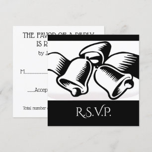 Invitation Répondre aux cloches de mariage