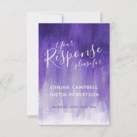 Réponse du mariage d'art moderne abstrait pourpre 