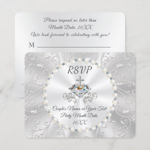 Invitation Réponse pour l'anniversaire ou le mariage avec les