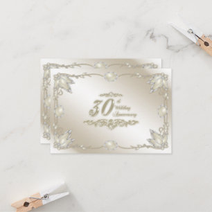Invitation Réponse pour les 30 ans de mariage