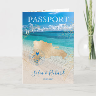 Invitation République Dominicaine Mariage Destination Passepo