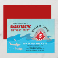 Requin mignon | Boys fête d'anniversaire
