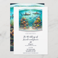 Requins et poissons Aquatic Aquarium Mariage
