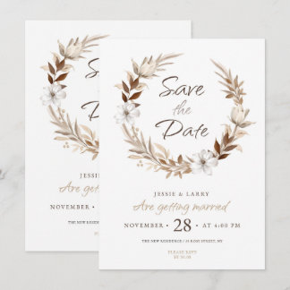 Invitation "Réservez la date pour notre grand jour : [Noms de