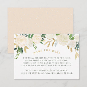 Invitation Réservez Pour Bébé Blush Floral Douche Demande Car
