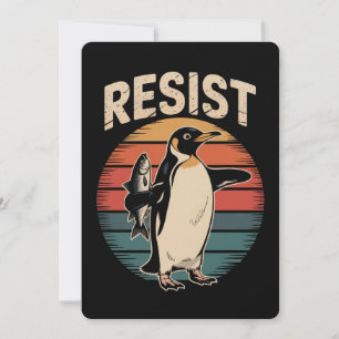 Invitation Résister Activisme Penguins Manifestation Tarifs R