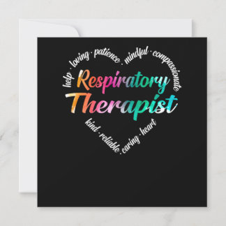 Invitation Respiratory Therapist Respiratory Therapist Heart 