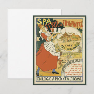 Invitation Restaurant et Café Art Nouveau Vintage Bar à Bière