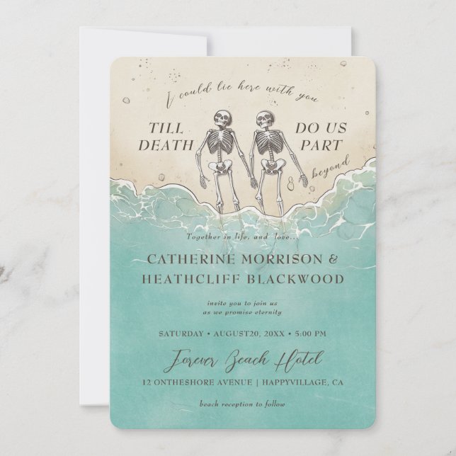 Invitation Reste Ici Pour Toujours Avec Toi (Devant)