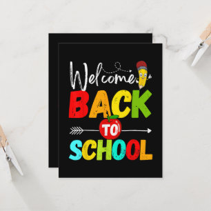 Invitation Retour à l'école 2026 Enseignants Élèves 