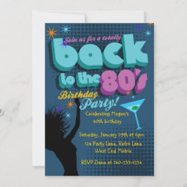 Invitation Retour à l'invitation de la fête d'anniversaire de