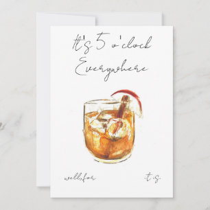 Invitation Retraite de cocktail et canapés