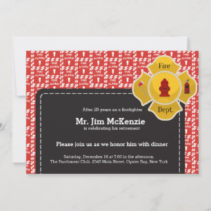 Invitation Retraite des pompiers