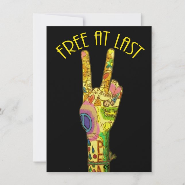 Invitation Retraite, Divorce, Grad Libre à Dernier 2 Voir ret (Devant)