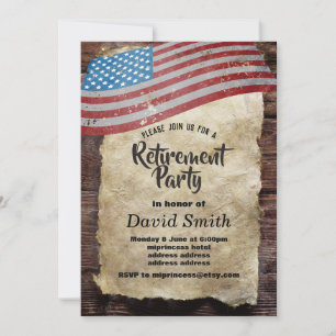 Invitation Retraite militaire, Armée, retraite