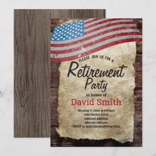 Invitation Retraite militaire, Armée, retraite Invit