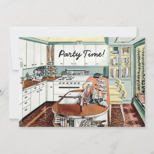 Invitation Retro 1940s Dinner Party