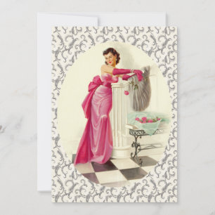 Invitation Retro 1950 Valentines Day Diner