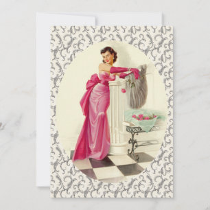 Invitation Retro 1950s Dinner Party