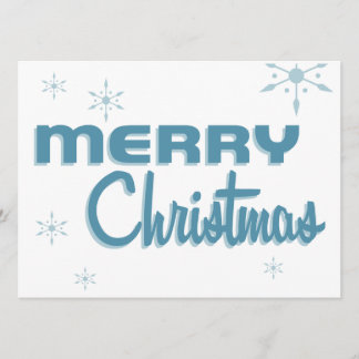 Invitation rétro à la fête de Noël du milieu du si