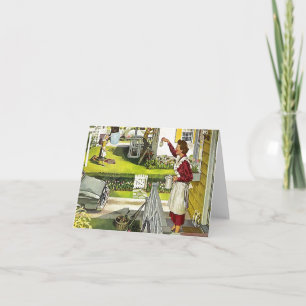 Invitation Rétro accueil de Chambre ouverte de voisinage de