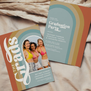 Invitation Retro Arch Photo 2025 Joint Graduation Party