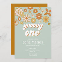 Retro Boho Super One Boho Premier anniversaire Inv