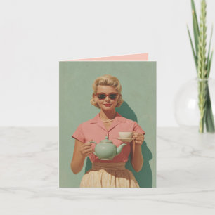 Invitation Retro Chic Tea Party