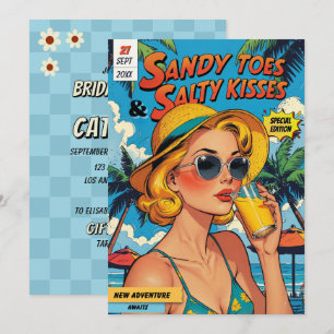 Invitation Retro Couverture de la bande dessinée Tropical Bri