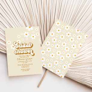 Invitation Retro Daisy Super nuptiale