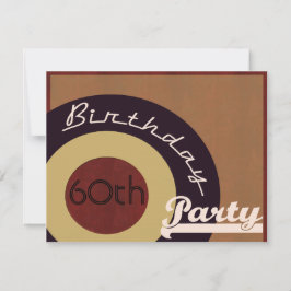 Invitation Rétro fête d'anniversaire de petit pain de n de