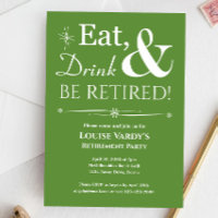 Retro Green Mange Boire Et Retraite