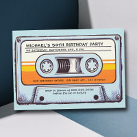 Retro Music 80s Audio Cassette Hommes 50e annivers