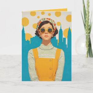 Invitation Retro New York Sunshine
