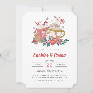 Invitation rétro pour Noël