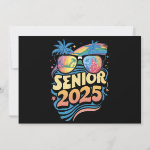 Invitation Retro Senior 2025 Classe De Diplôme De 2025