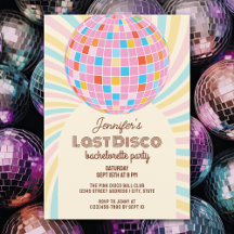 Retro Super Dernier Disco Bachelorette Party