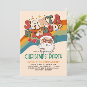 Invitation Retro Super Noël Père Noël