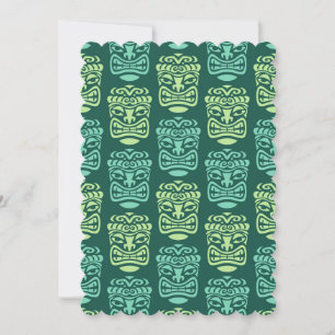 Invitation Retro Tiki Beach Party