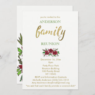 Invitation Retrouvailles familiales