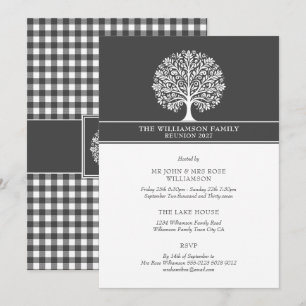 Invitation Retrouvailles familiales élégantes