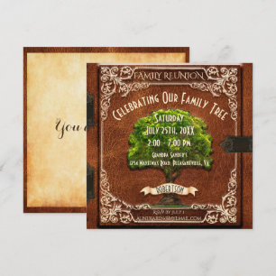 Invitation Retrouvailles familiales - Vintage