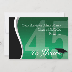 Invitation Retrouvailles personnalisables de 45 ans