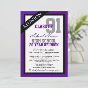 Invitation Réunion classique au lycée