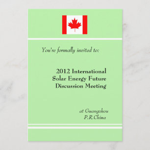 Invitation Réunion d'affaires internationale professionnelle