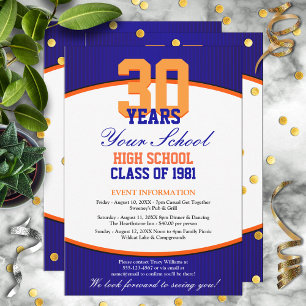 Invitation Réunion de classe personnalisable