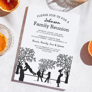 Invitation Réunion de l'arbre familial