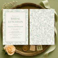 Réunion de mariage floral français vert sauge