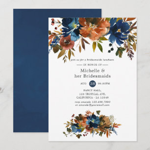 Invitation Réunion déjeunatoire de demoiselles d'honneur flor
